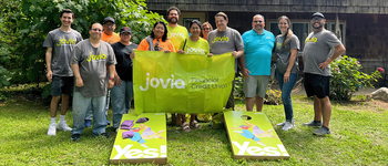 El equipo de Jovia en el Festival Backpack Pirates