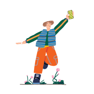 illustration jumping