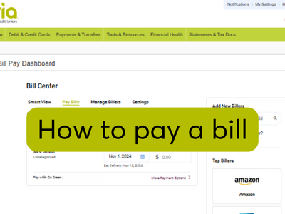 How to pay a bill 1