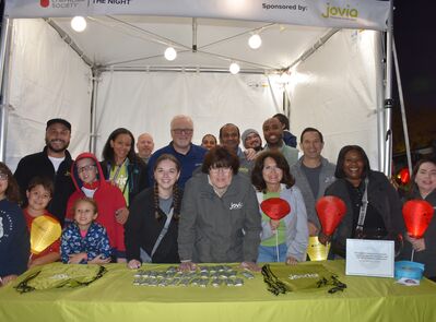 Jovia at the Blood Cancer United Light the Night event
