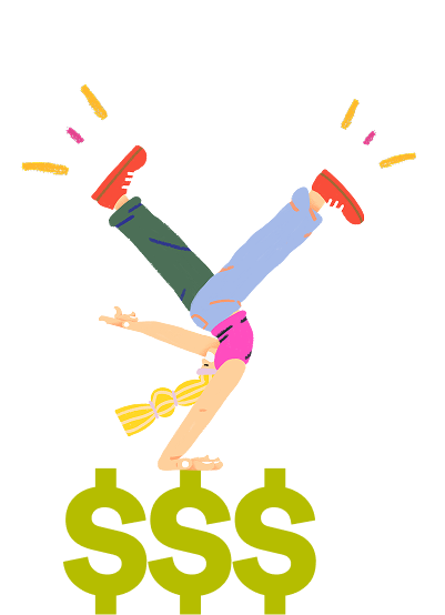 Handstand illustration