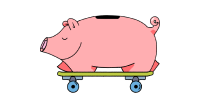 Piggy bank illustration
