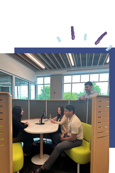 Interns at a Jovia branch