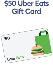 $50 Uber Eats Gift Card
